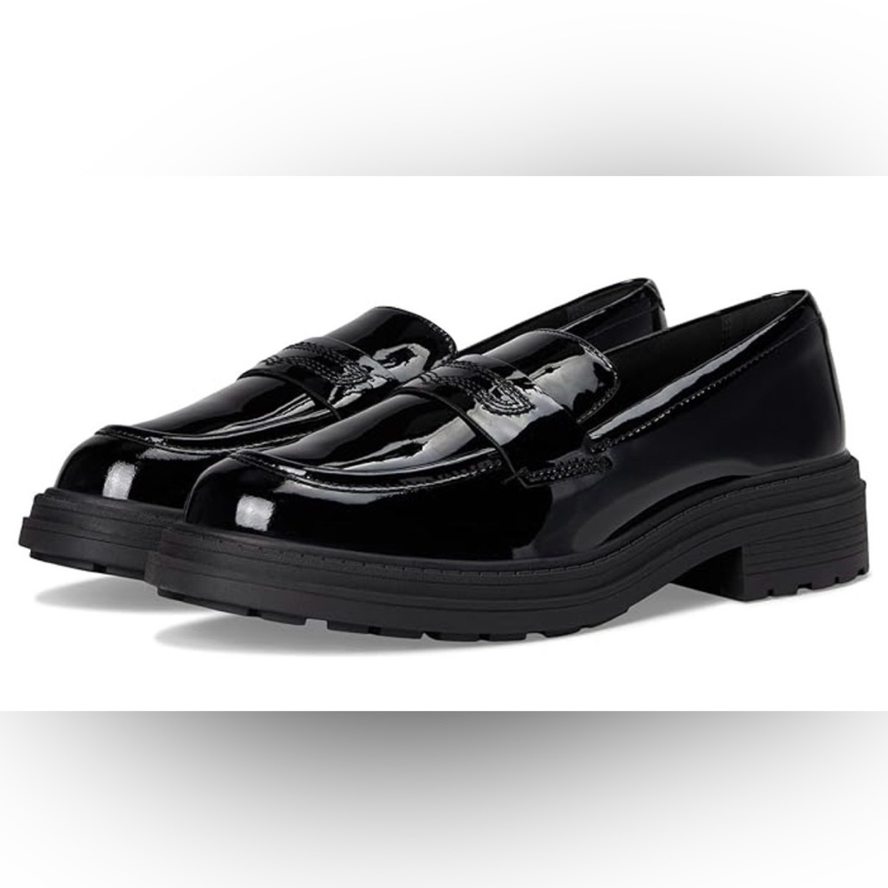 Clarks Black Patent Leather Orinoco3 Edge Loafers